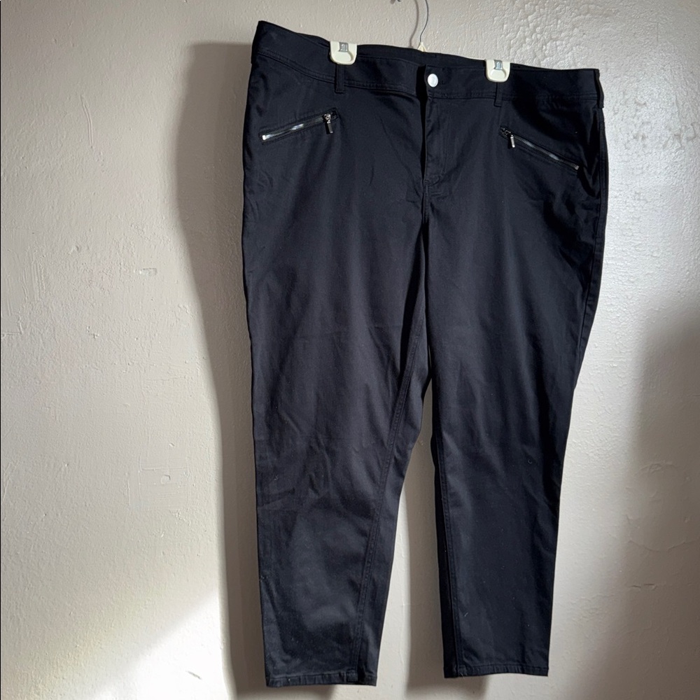 Lane Bryant Straight Leg Jeans in black